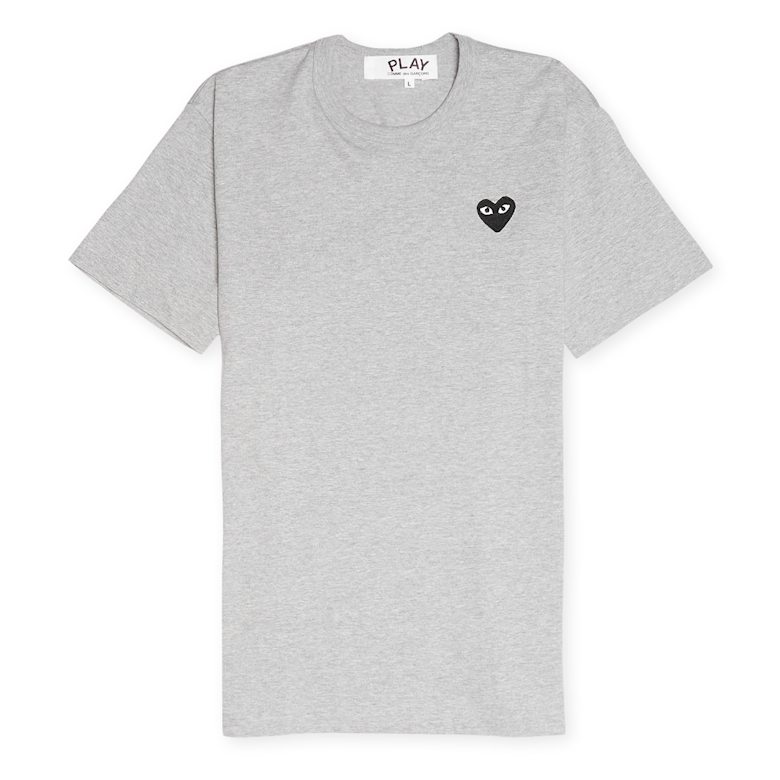 Buy Comme des Garcons Play Black Heart T-Shirt in grey | AZ-T076