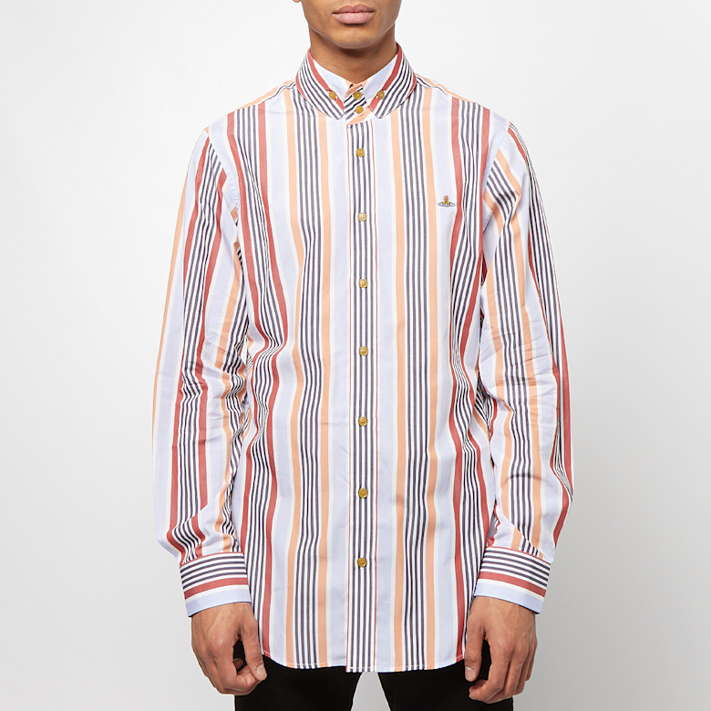 Buy Vivienne Westwood 2 Button Krall Shirt in blue | 211-11881