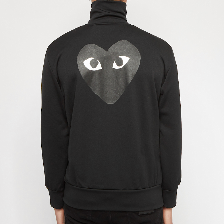 【COMME des GARÇONS HOMME】90's Sweatshirt Buy Comme des Garcons Play Play Sweatshirt Big Heart in Black | AX