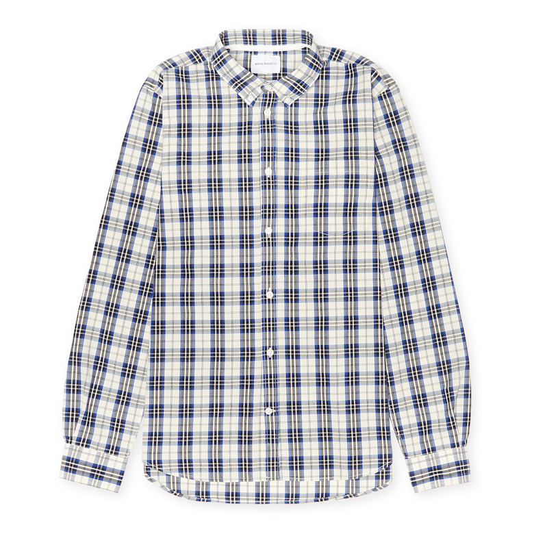 Buy Norse Projects Osvald BD Light Check in beige | N40-0545-0957