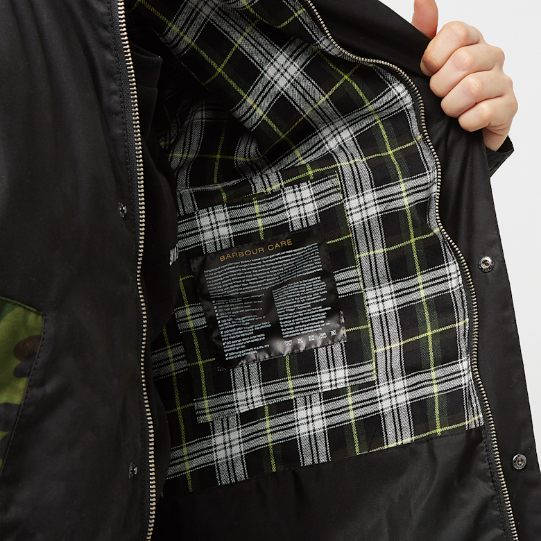 Buy A Bathing Ape Barbour x Bape 1st Camo Bedale Jacket in black