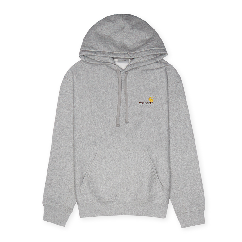 Buy Carhartt WIP Hooded American Script Sweatshirt in grey