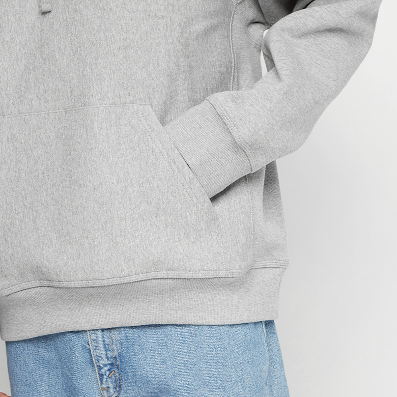 Buy Carhartt WIP Hooded American Script Sweatshirt in grey
