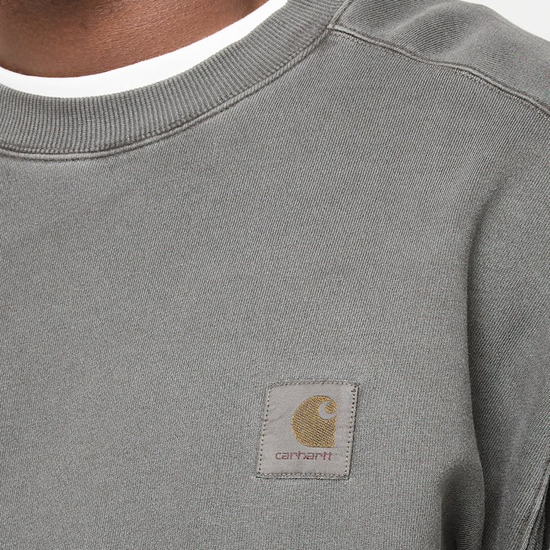 Buy Carhartt WIP Nelson Sweat in grey | I029957-89GD | solebox