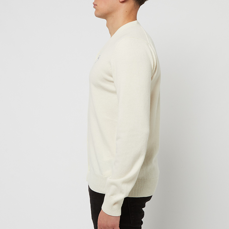Buy Comme des Garcons Play Knit Cardigan in beige | P1N066-3 | solebox