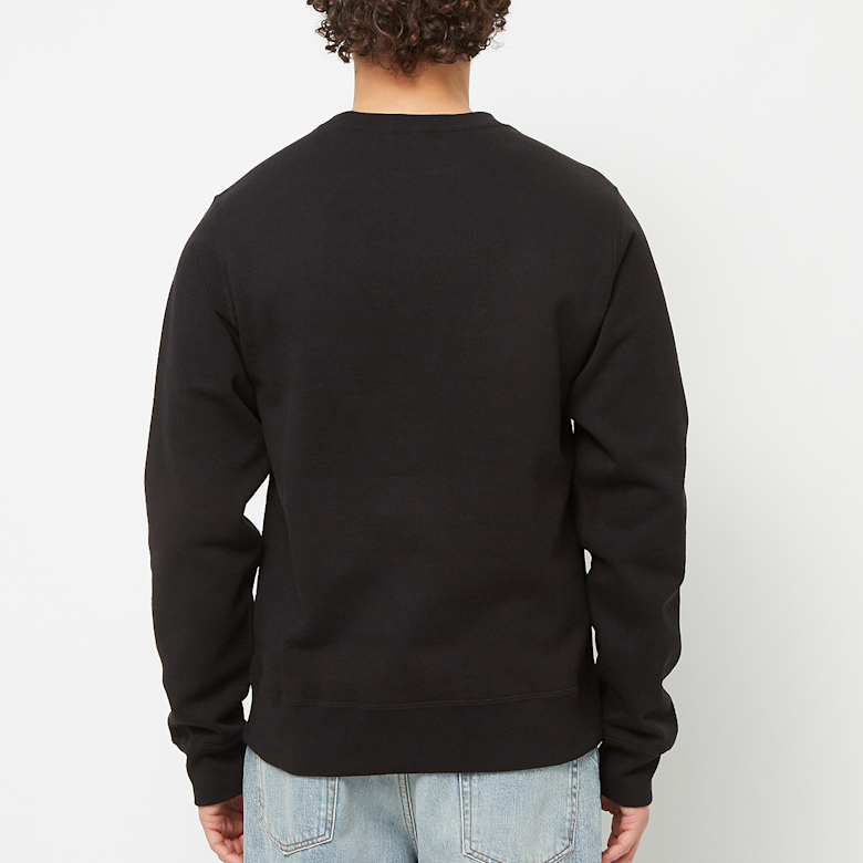 Buy A Bathing Ape Big College Crewneck in black | 001SWJ801002MBLK