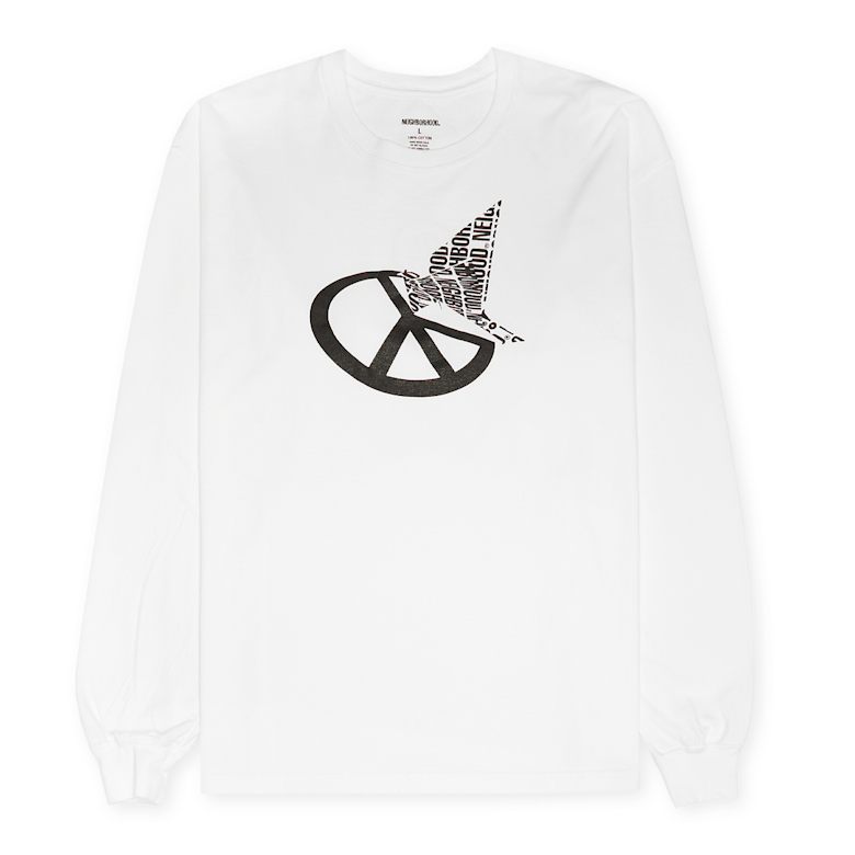 Buy Neighborhood NH Tee LS-20 white Longsleeve in white | | solebox
