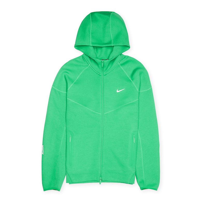 Buy Nike x Nocta Tech Fleece Hooded Jacket in stadium green/sail