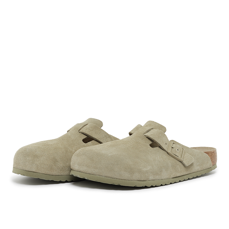 Buy Birkenstock Boston SFB VL in beige | 1019054 | solebox