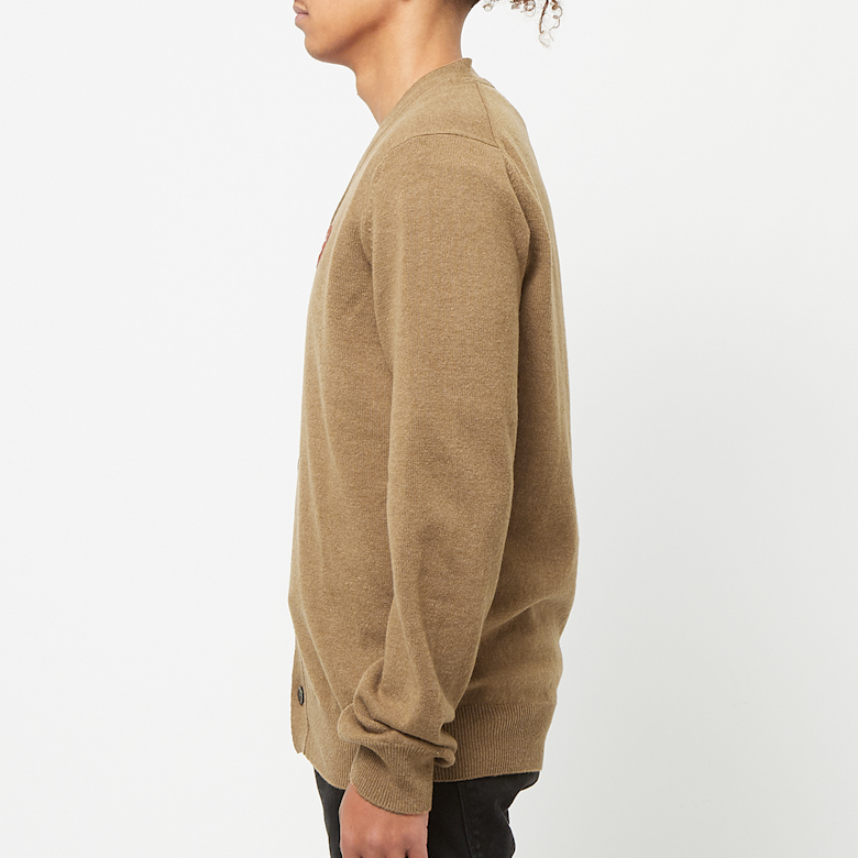 Buy Comme des Garcons Play Knit Cardigan in brown | P1N076-3 | solebox