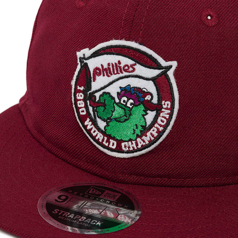 FCRB ✖️NEW ERA EMBLEM 9FIFTY CAP ボルドー Buy New Era MLB Retro 9Fifty® Rc Philadelphia Phillies in red