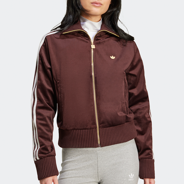 Kaufe adidas Originals Velvet Track Top in braun | IX1059 |solebox
