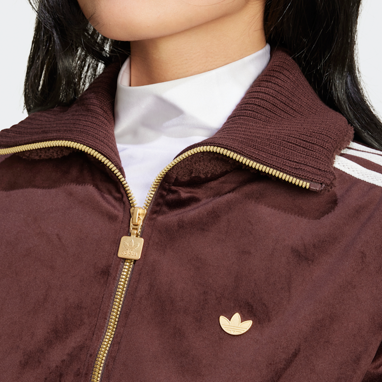 Kaufe adidas Originals Velvet Track Top in braun | IX1059 | solebox