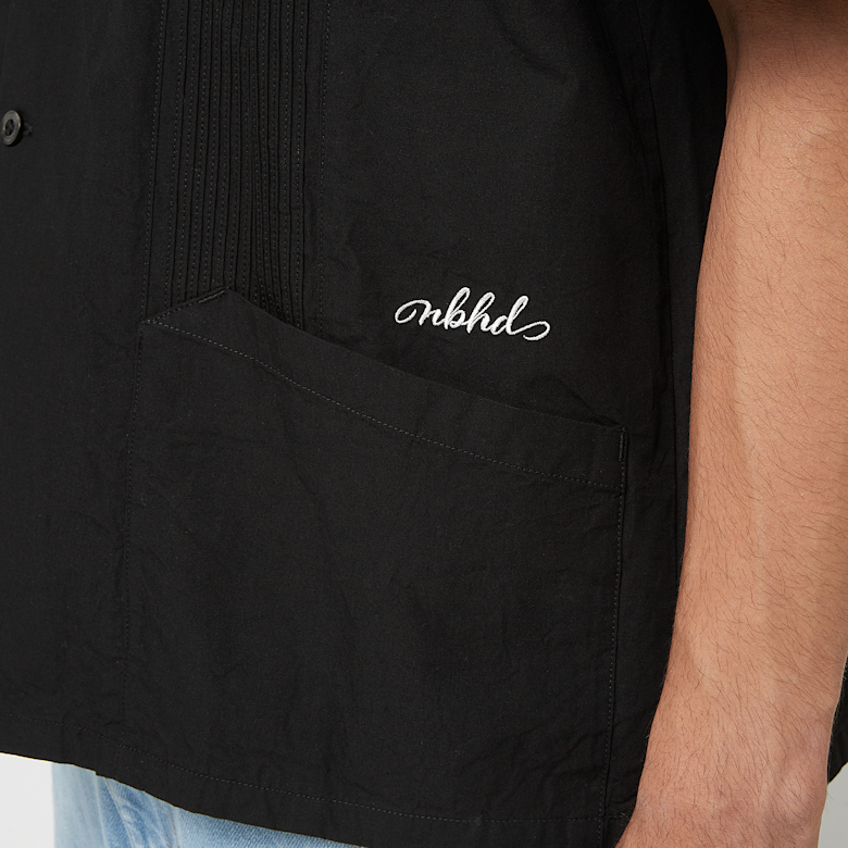 Buy Neighborhood Guayabera Vacation Shirt in black | 241AQNH-SHM07