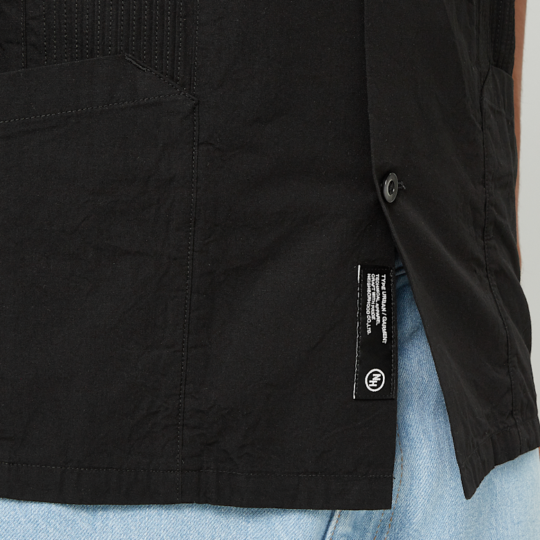 Buy Neighborhood Guayabera Vacation Shirt in black | 241AQNH-SHM07