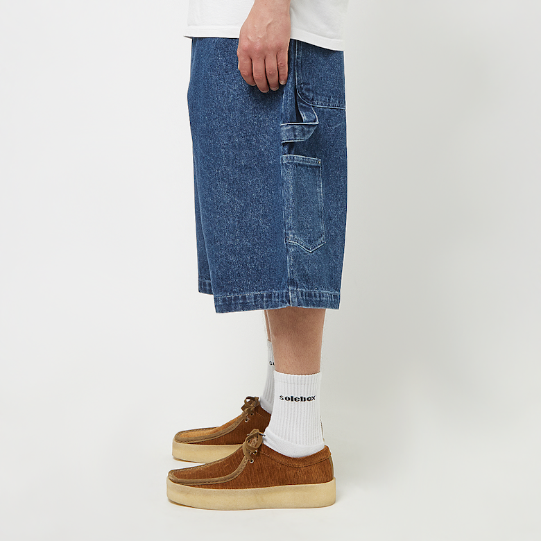 Buy Sky High Farm Perennial Logo Denim Shorts Woven in blue