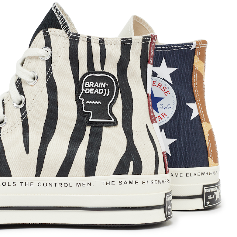 Buy Converse x Brain Dead Chuck 70 Hi in multi-colour | A12219C