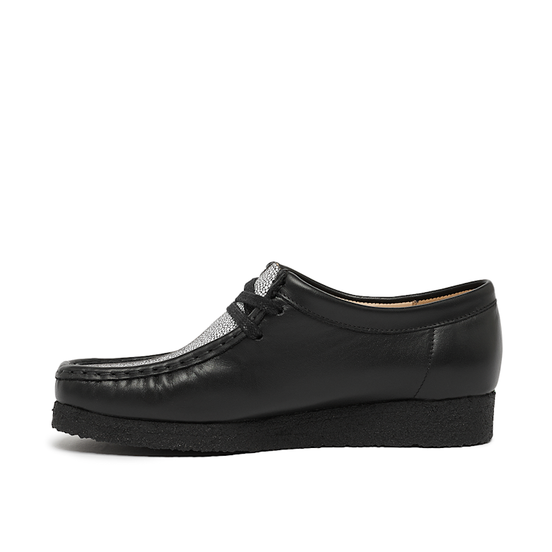 Buy Clarks Originals x Maha Wallabee in black | 26180300 | solebox