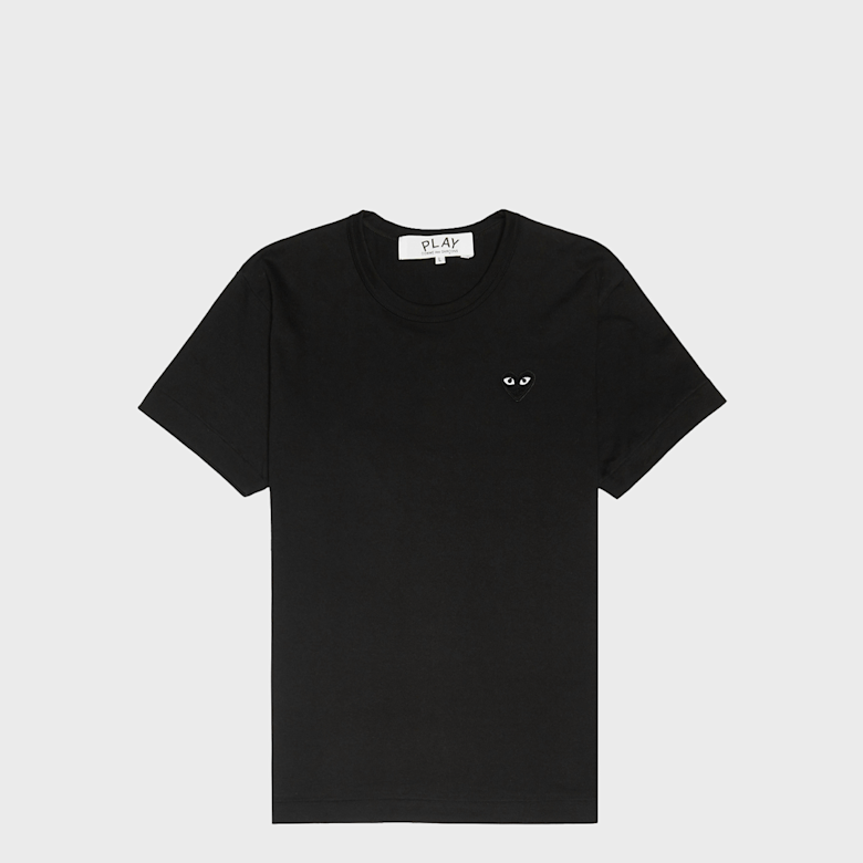 Buy Comme des Garcons Play Black Heart T-Shirt Black in black | AX