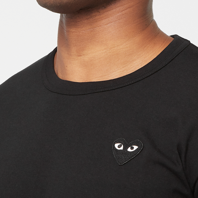 Buy Comme des Garcons Play Black Heart T-Shirt Black in black | AX