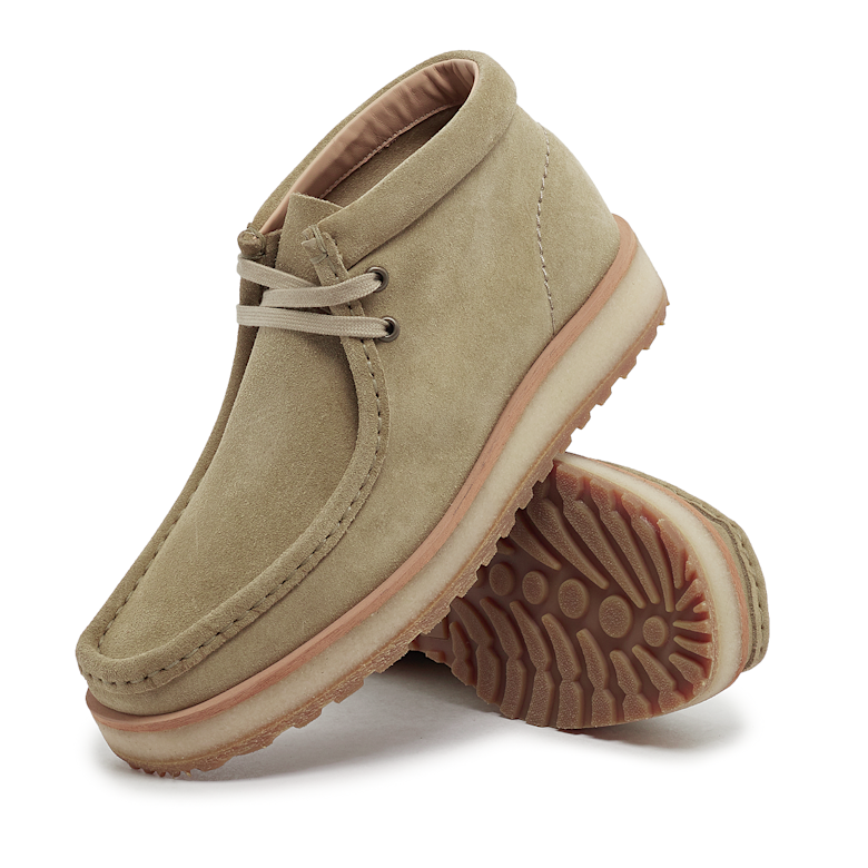 Buy Clarks Wallabee Scout in dark sand suede | 26179972 | solebox