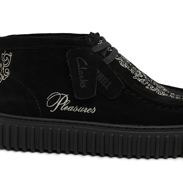 CLARKS×PLEASURES TORHILL WOVEN ブラック 26.0 The Pleasures x Clarks Torhill Pack Releases November 2024