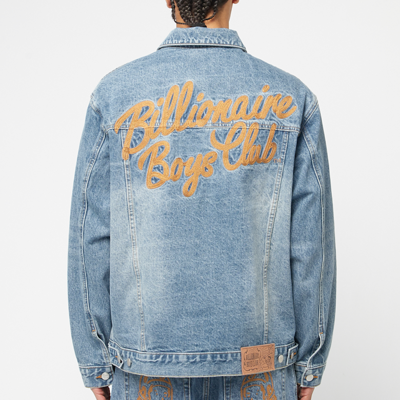 Buy Billionaire Boys Club Script Logo Denim Jacket in blue