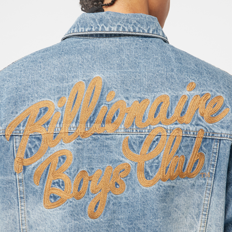 Buy Billionaire Boys Club Script Logo Denim Jacket in blue