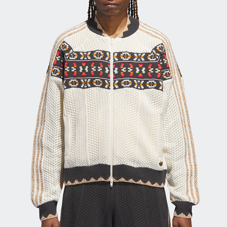 Buy adidas Originals x Clot Superstar Knit Zipped Track Top in