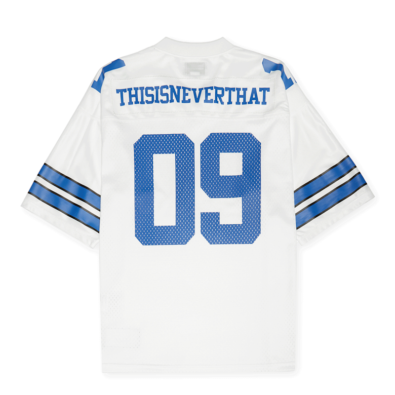 Buy thisisneverthat Football Jersey in white | TN251WTOSP01-WHT at