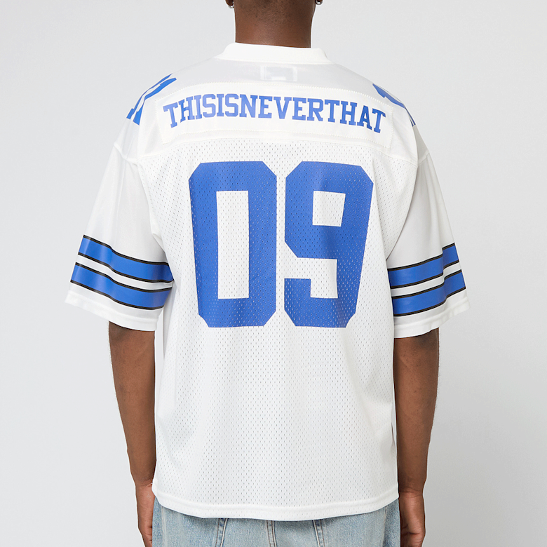 Buy thisisneverthat Football Jersey in weiß | TN251WTOSP01-WHT at