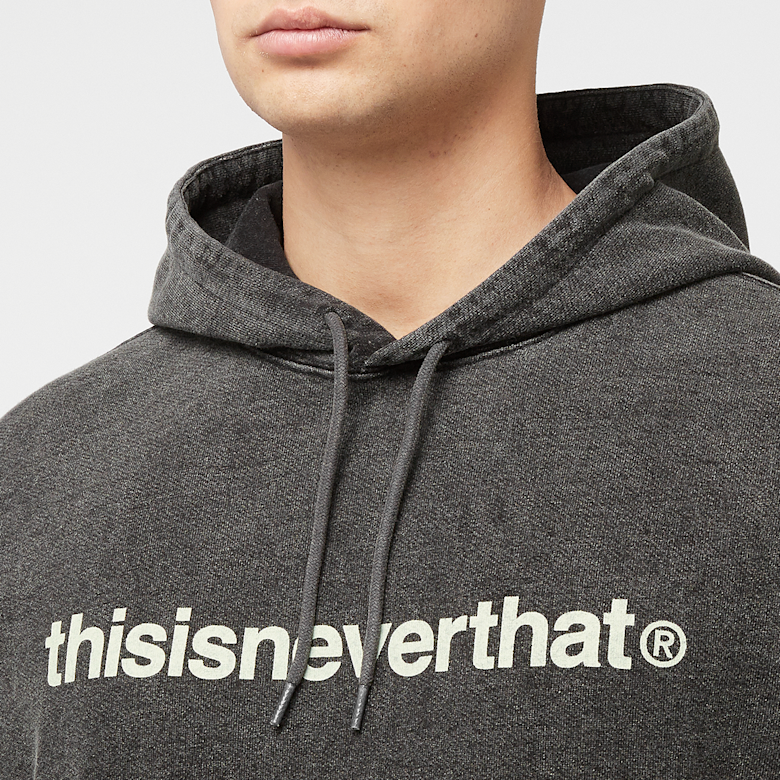 Buy thisisneverthat T-Logo LT Hoodie in grau | TN250TSWHO01-WBK at