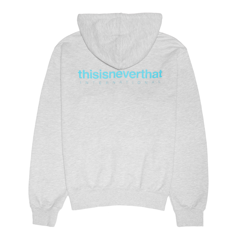 Buy thisisneverthat INTL. Logo Zip Up Hoodie in grey