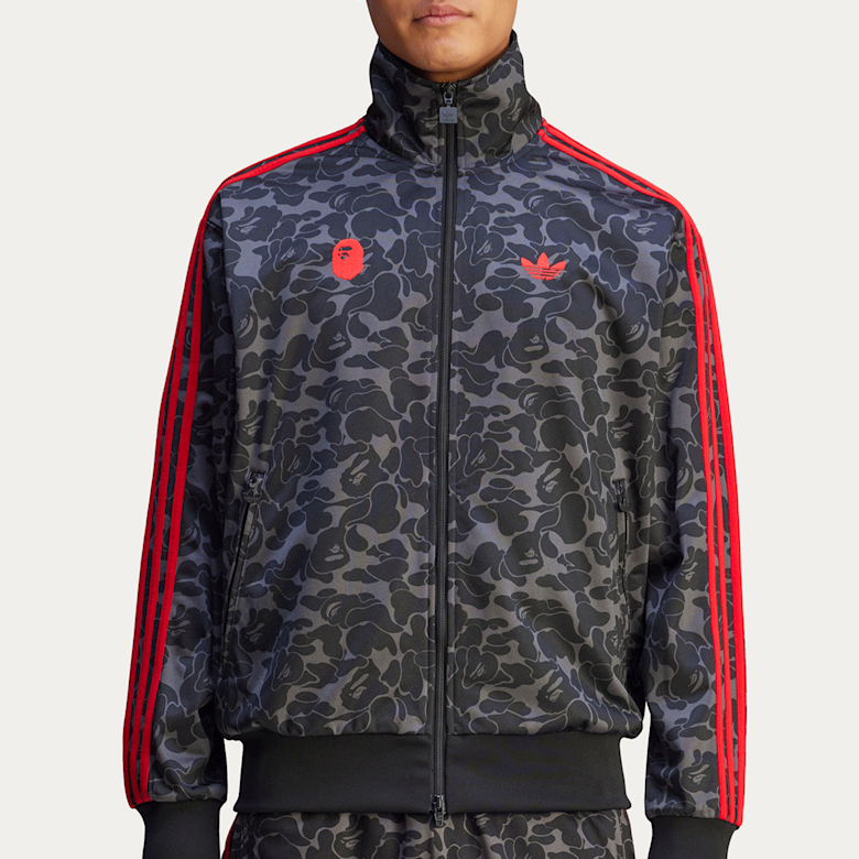 Buy adidas Originals x A Bathing Ape Firebird Tracktop in black