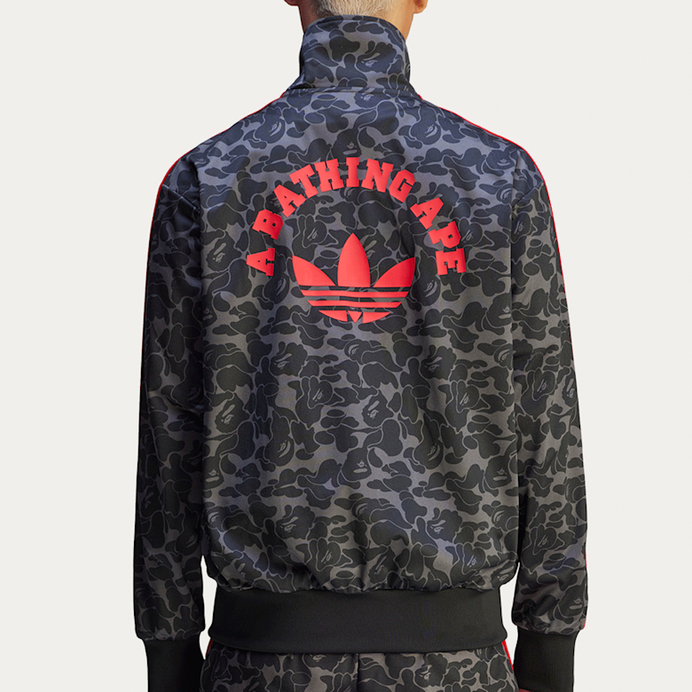 Buy adidas Originals x A Bathing Ape Firebird Tracktop in black