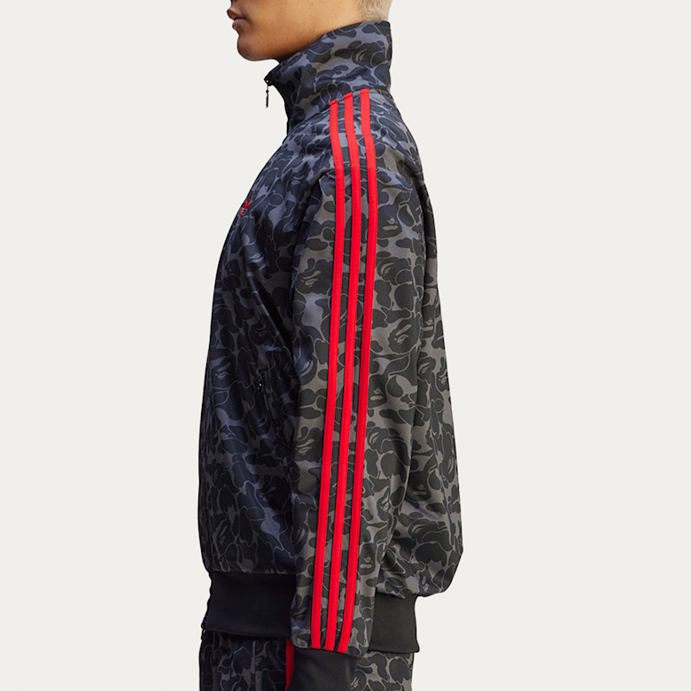 Buy adidas Originals x A Bathing Ape Firebird Tracktop in black