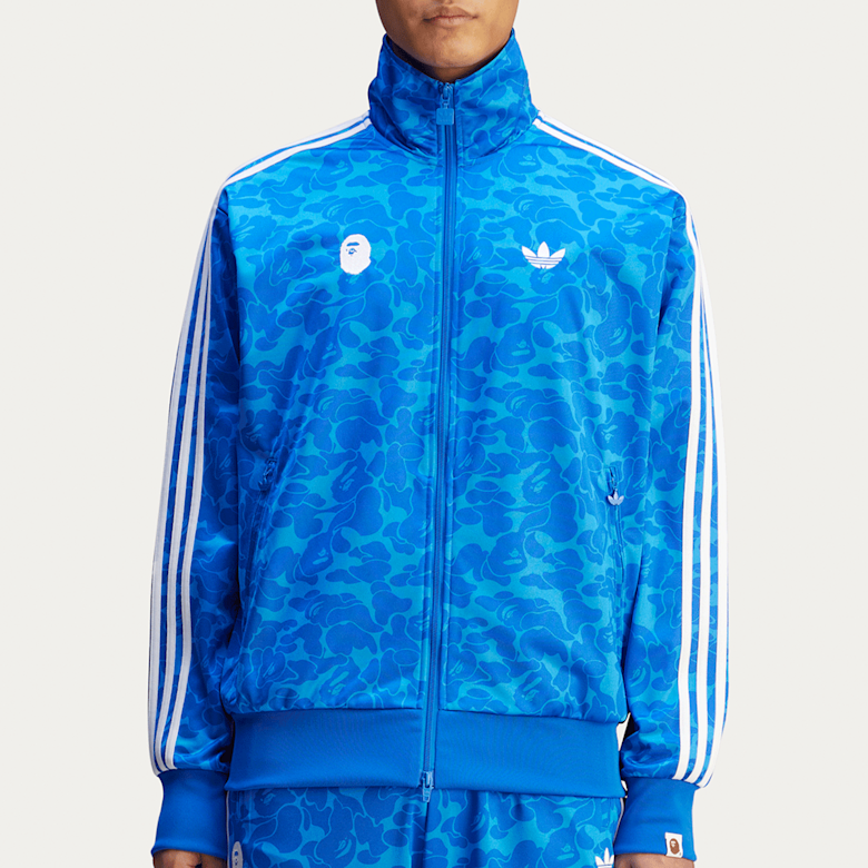 Buy adidas Originals x A Bathing Ape Firebird Tracktop in blue