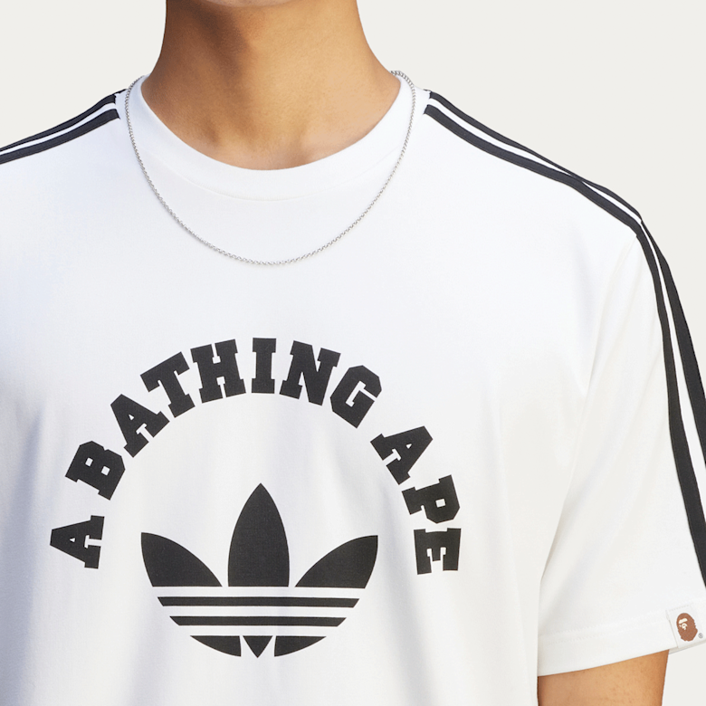 Buy adidas Originals x A Bathing Ape Tee in white | JN7120 at solebox
