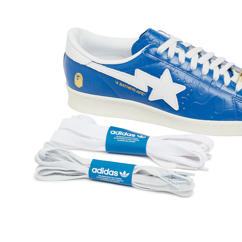 Buy adidas Originals x A Bathing Ape Superstar Vintage in blauw