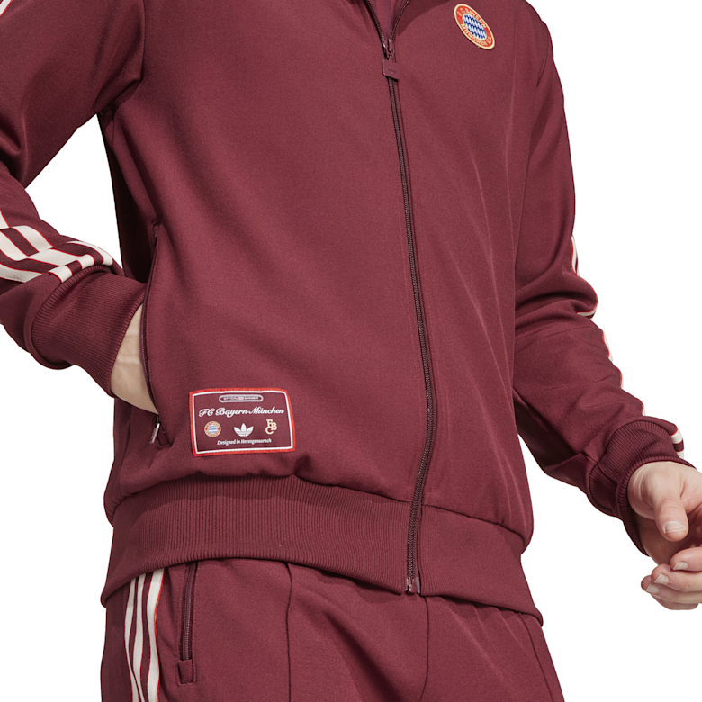 Buy adidas Originals FC Bayern Icon Track Top in red | JF0582