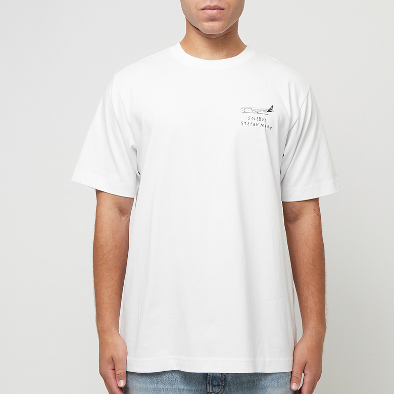 Stefan Marx T-Shirt XXL ホワイト Buy solebox x Lufthansa x Stefan Marx Typo Tee in white | SBX
