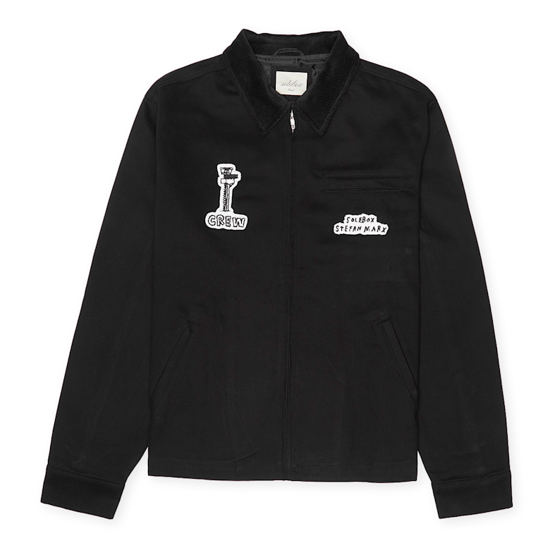 Buy solebox x Lufthansa x Stefan Marx Workwear Jacket in zwart