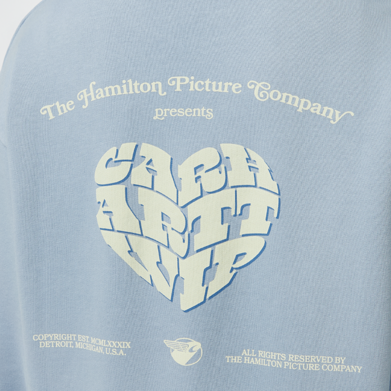 Buy Carhartt WIP Wmns Productions Sweatshirt in blue | I034419