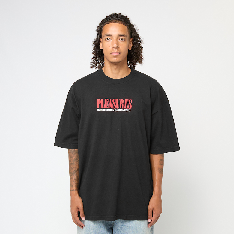 Buy Pleasures Satisfaction T-Shirt in black | P25SP052-BLACK | solebox