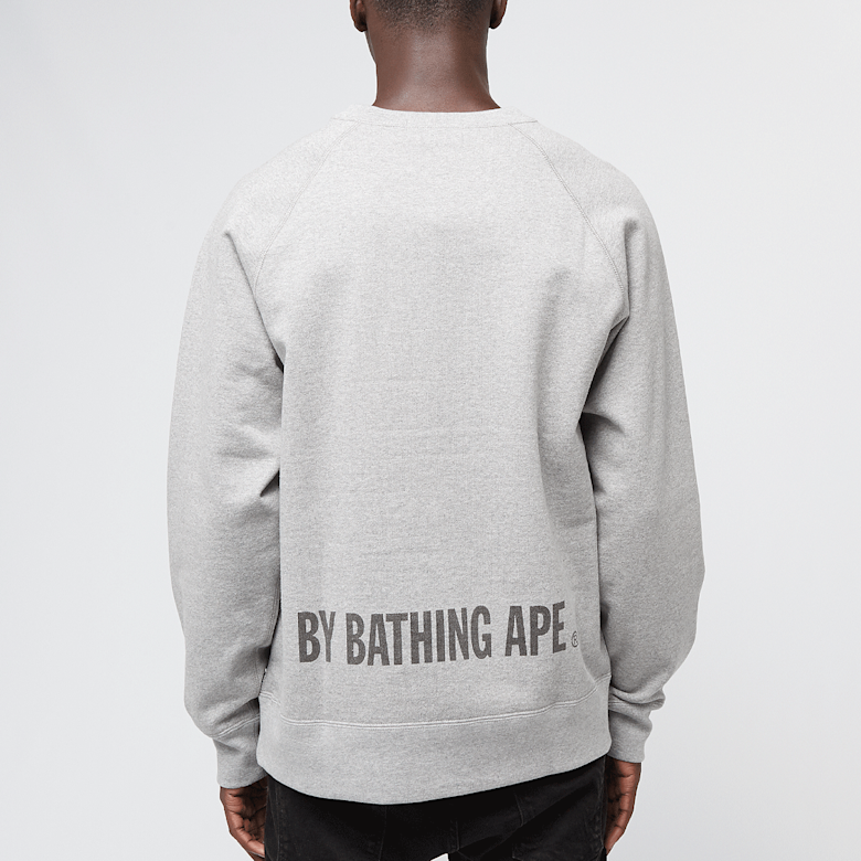 A BATHING APE / スウェット/M/コットン/GRY// Buy A Bathing Ape Ape Face Crewneck Sweatshirt in gris