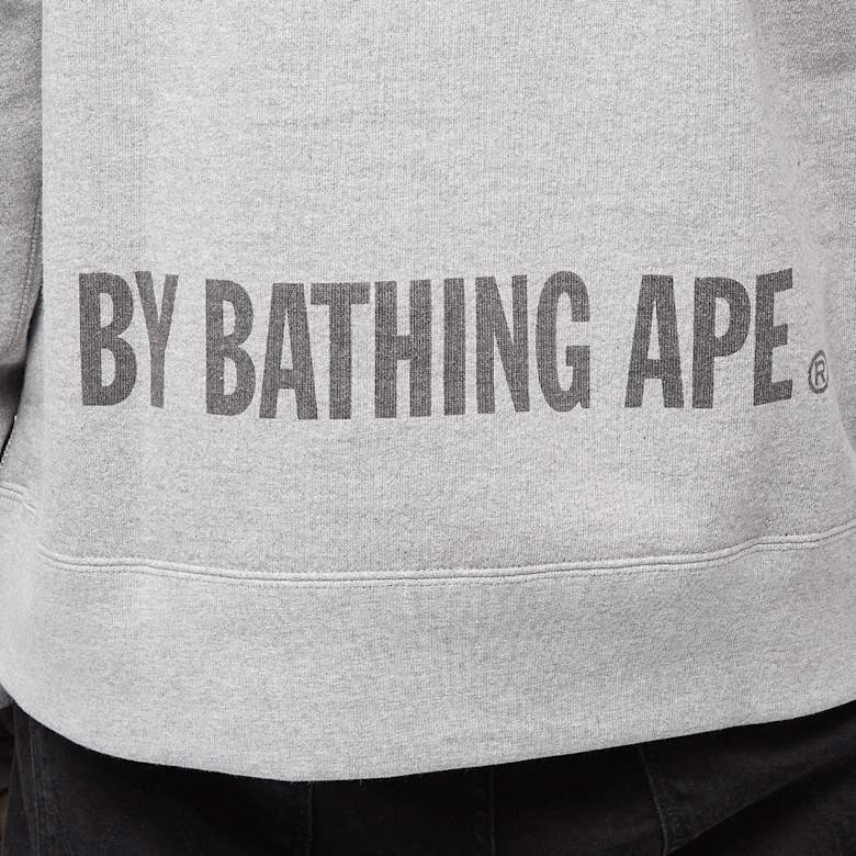 Buy A Bathing Ape Ape Face Crewneck Sweatshirt in grey