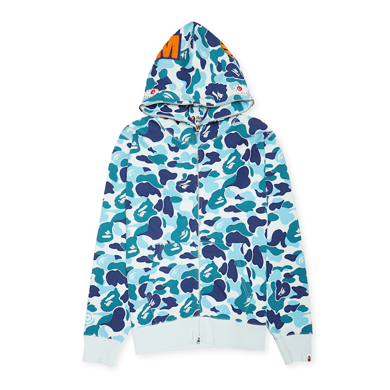 トップス A BATHING APE ABC CAMO CRYSTALSTONESHARK Buy A Bathing Ape ABC Camo Crystal Stone Shark Full Zip Hoodie