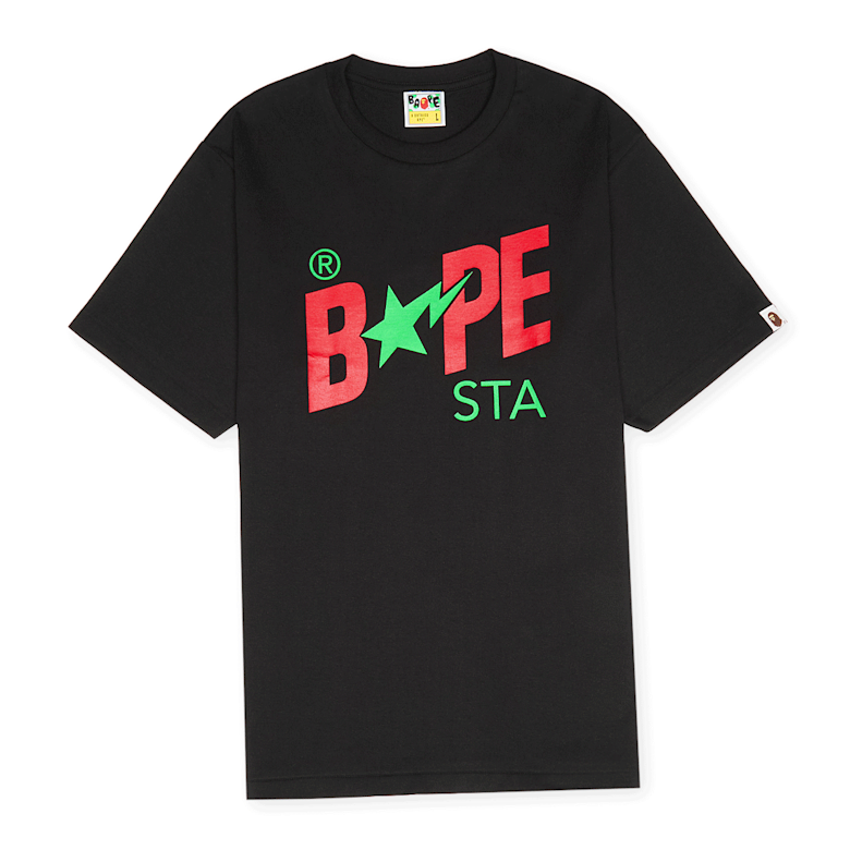Buy A Bathing Ape Colors Bape Sta Tee in black | 001TEL301022MBLK