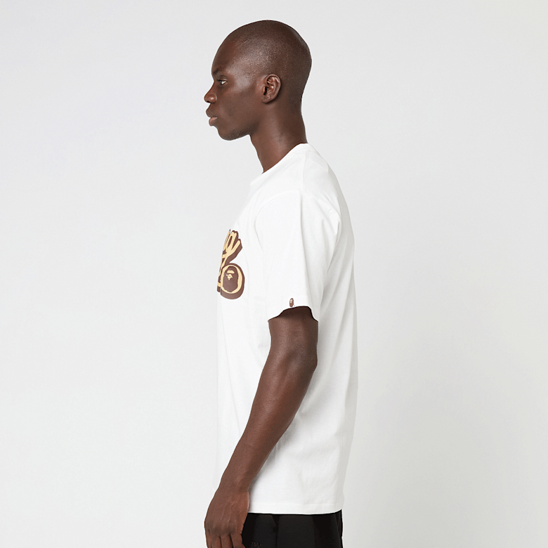 Buy A Bathing Ape Bathing Ape Script Logo Tee in white