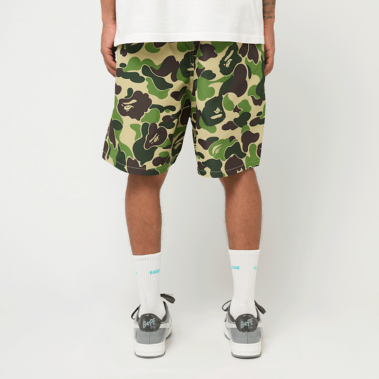 ウェア BAPE ABC Basketball Shorts M Green Lex BAPE Side Shark sweat shorts ABC camo green A Bathing Ape Size XL
